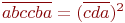 \overline{abccba}=(\overline{cda})^2